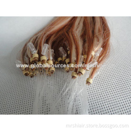 18-inch Weight 100g(1g per Share) Piano Color 30#/613# Silk Straight Micro Loop Ring Hair